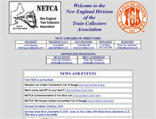 Tablet Screenshot of netca.org